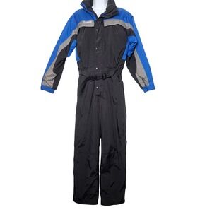 Columbia Youth Belted VTG Colorblock‎ Insulated Ski Snow Suit 14/16 XS/S Womens